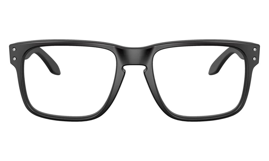Czarne oprawki korekcyjne Oakley Holbrook RX widziane z przodu