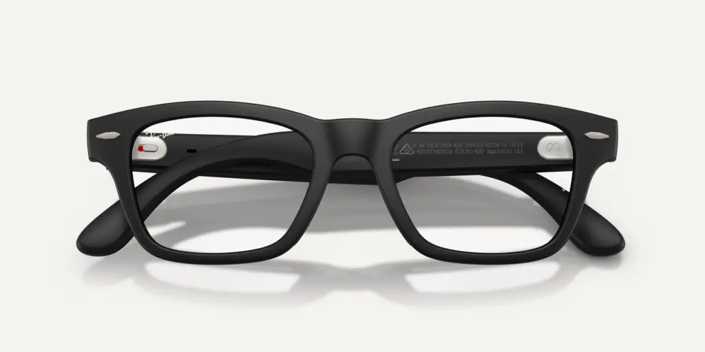 Czarne okulary Ray-Ban Meta Burbank