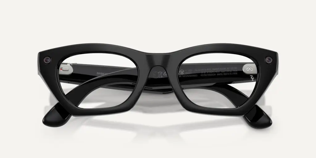 Czarne okulary Ray-Ban Meta, model RW4015
